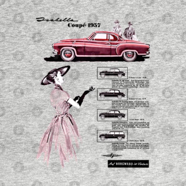 BORGWARD ISABELLA COUPE - advert by Throwback Motors